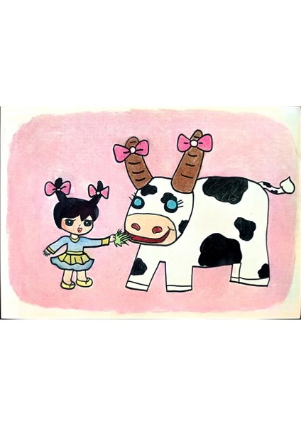 Li Han Meng 29X21CM Orijinal Karikatür Tablo modelleri