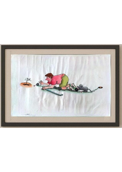 Sun Shen Ying 29X21CM Orijinal Karikatür Tablo