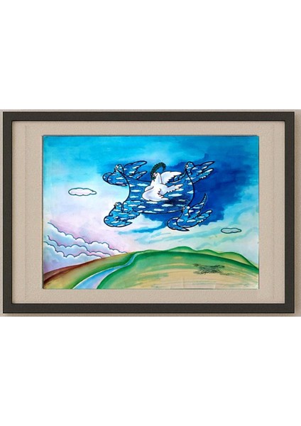 Chai Yongmin 29X21CM Orijinal Karikatür Tablo