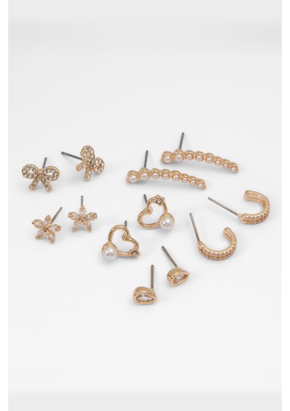 Bowtique Kadın Küpe - Metalik fiyatları