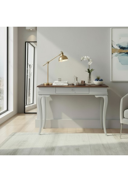 80 cm Masif Rustik Gri Ceviz Dresuar