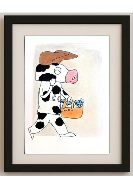 Hao Kai 29X21CM Orijinal Karikatür Tablo