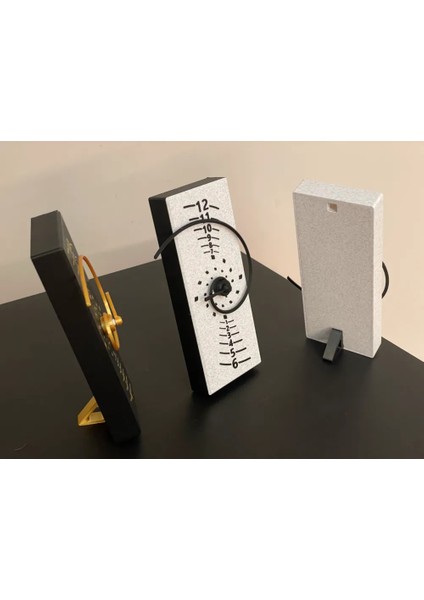 Masa Üstü Dekoratif Saat Spiral Saat