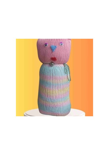 Tıkırık Örgü Yastık Uyku ve Oyun Arkadaşı Pofuduk - 35 cm