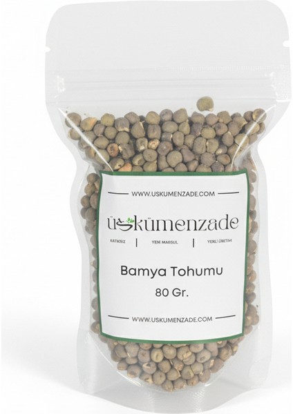 Bamya Tohumu,abelmoschus Esculentus Üskümenzade Bamya Tohumu