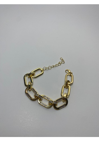 Özel Tasarım 14 K Kararmaz Gold Kadın Bileklik