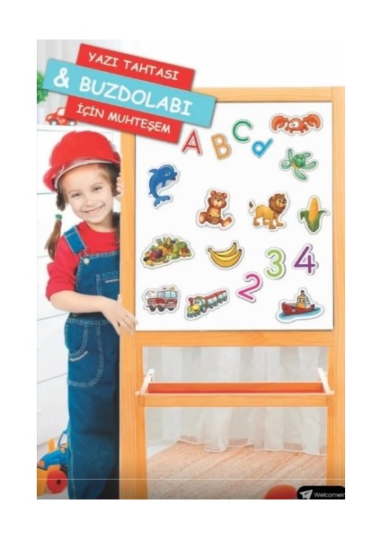 Oyuncak Manyetik Mıknatıslı 30 Parça Hayvanlar 26 Parça Sebze Meyveler Eğitici Set Magnet fiyatları