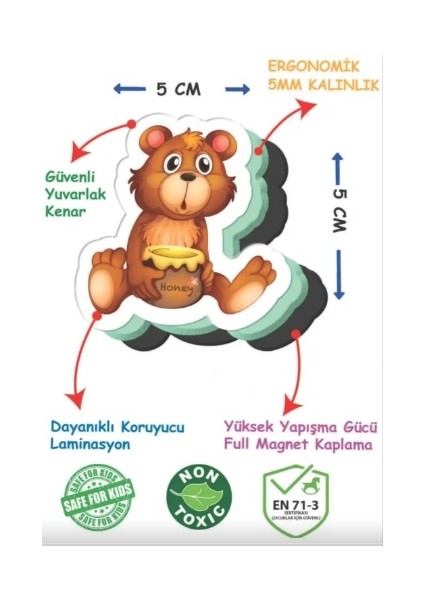 Oyuncak Manyetik Mıknatıslı 30 Parça Hayvanlar 26 Parça Sebze Meyveler Eğitici Set Magnet indirimleri