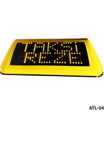 Atl-04 Yeni Nesil Akıllı Taksi Tepe Levhası (Tepe Lambası) Çift Taraf