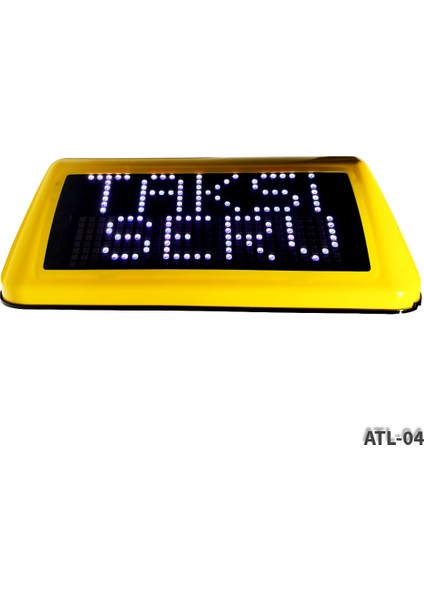 Atl-04 Yeni Nesil Akıllı Taksi Tepe Levhası (Tepe Lambası) Çift Taraf