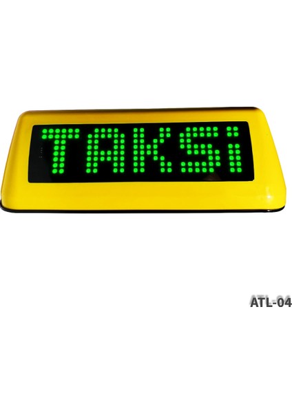 Atl-04 Yeni Nesil Akıllı Taksi Tepe Levhası (Tepe Lambası) Çift Taraf