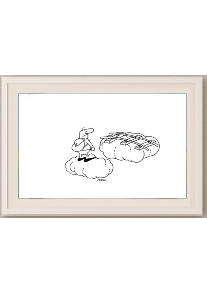 Anton Kotreba 29X21CM Orijinal Karikatür Tablo fırsatları