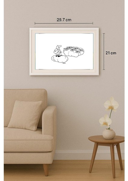 Anton Kotreba 29X21CM Orijinal Karikatür Tablo indirimleri