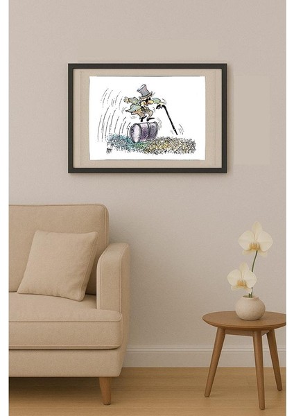 Ignjat Gatalo 35X25CM Orijinal Karikatür Tablo fiyatları