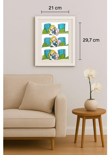 Chen Jinpeng 29X21CM Orijinal Karikatür Tablo indirimleri