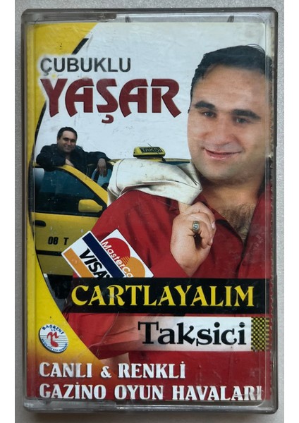 Çubuklu Yaşar Taksici Cartlayalım Kaset (Orijinal Dönem Baskı Kaset)