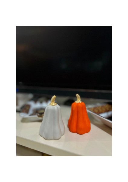 2’li Halloween - Kabak Dekoratif Biblo - Yılbaşı Seti