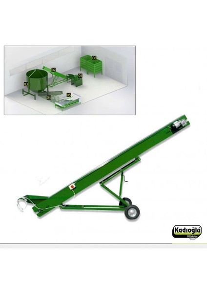 Ceviz Gezici Konveyör Bant