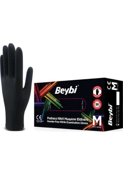 Nitril Eldiven Siyah