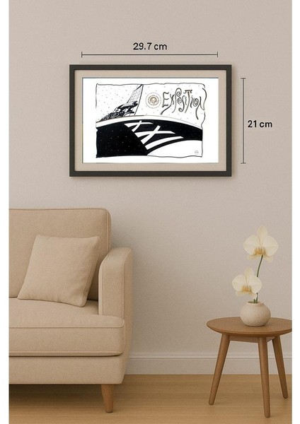 Miaden Durovic 43X30CM Orijinal Karikatür Tablo fiyatları