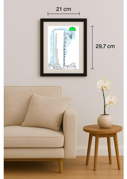 Zhang Si Qi 29X21CM Orijinal Karikatür Tablo fiyatları
