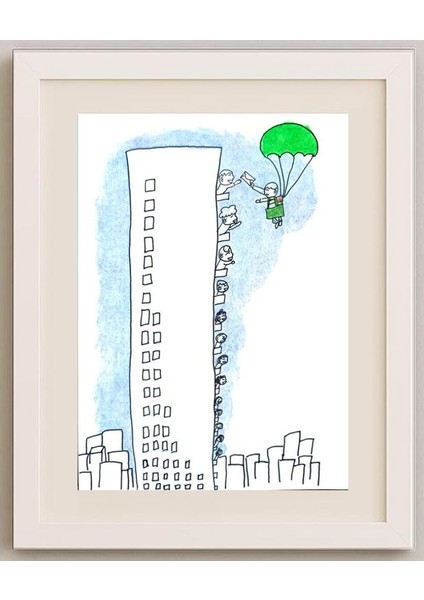 Zhang Si Qi 29X21CM Orijinal Karikatür Tablo fırsatları