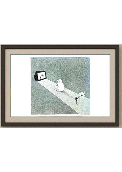 Zdravko Beshendgiev 35X35CM Orijinal Karikatür Tablo