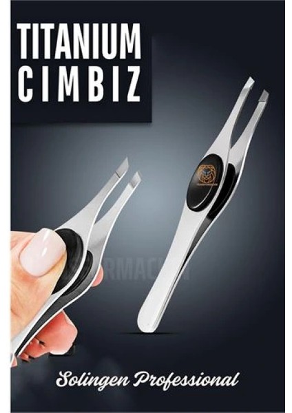 Titanyum Çelik Cımbız Kaş Alma Cımbızı Tüy Alma Cımbızı Solingen Professional fiyatları