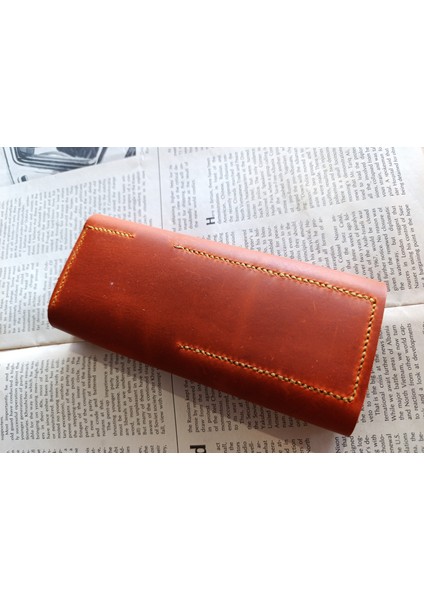 Gerçek Deri Tamamen El Emeği Özel Kalemleriniz Için Kalemlik Kalemkutu (8*18CM ) NLU33 indirimleri