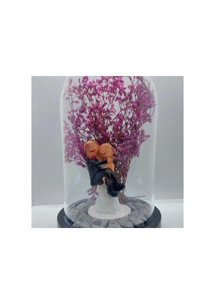 Teraryum Fanus Evlilik Yıldönümü Hediyesi Gelin Damat Temalı