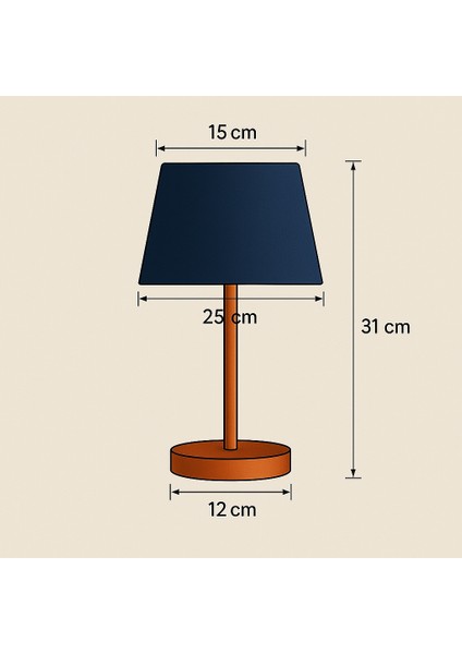 🟤 Nuda Light Coppernight Solo Abajur fırsatları