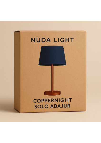 🟤 Nuda Light Coppernight Solo Abajur indirimleri
