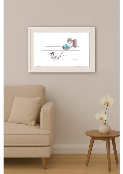 Gabriele Corvi 35X25CM Orijinal Karikatür Tablo indirimleri