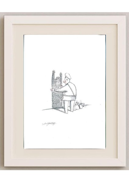 Sepideh Anjomrooz 29X21CM Orijinal Karikatür Tablo fırsatları