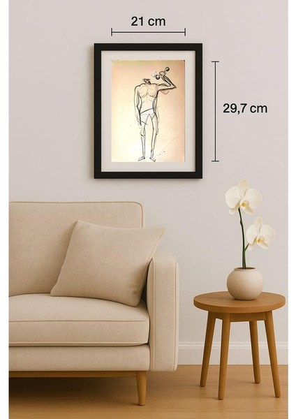 Mohsen Divandari 29X21CM Orijinal Karikatür Tablo fiyatları