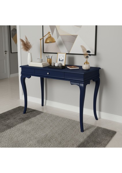 80 cm Masif Rustik Lacivert Dresuar