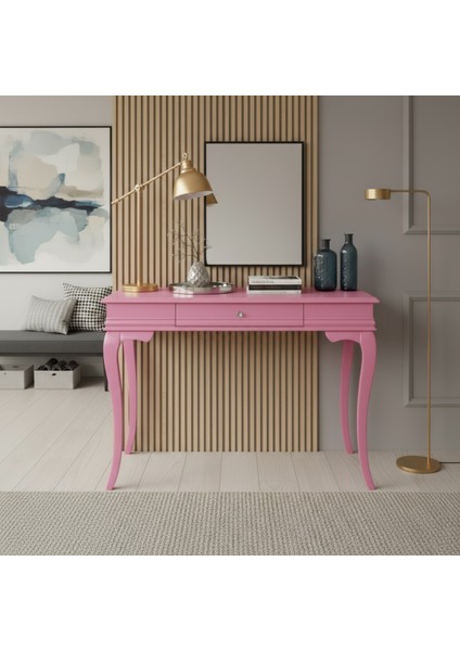 90 cm Masif Rustik Pembe Dresuar