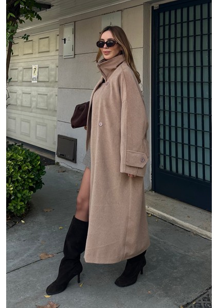 Vizon Vittoria Düğmeli Yaka Kaban - 2511 fırsatları