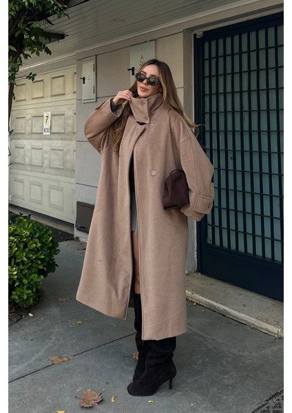 Vizon Vittoria Düğmeli Yaka Kaban - 2511 indirimleri