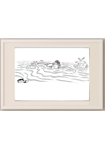 Said Mahmod 29X21CM Orijinal Karikatür Tablo indirimleri