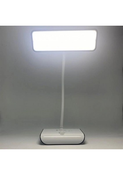 Şarjlı Oynar Esnek Başlıklı Dokunmatik 3 Farklı Modda Yanan Kaymaz Taban LED Masa Lambası modelleri