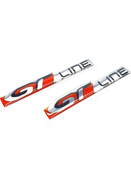 Gt Line Yan Çamurluk Bagaj Damla Logo Sticker