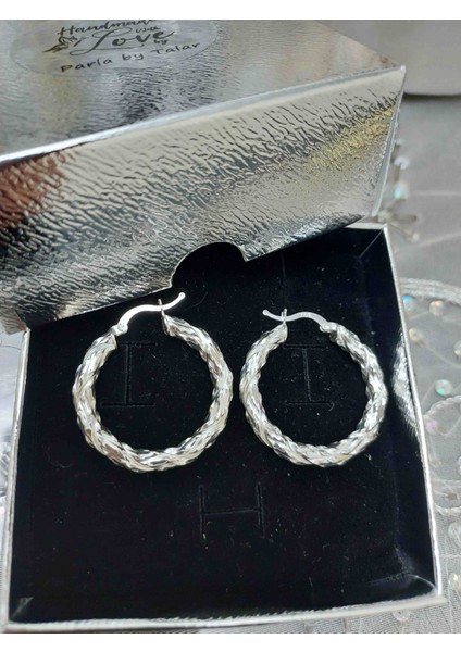 Halka Küpe 925 Ayar Helezon Model fiyatları