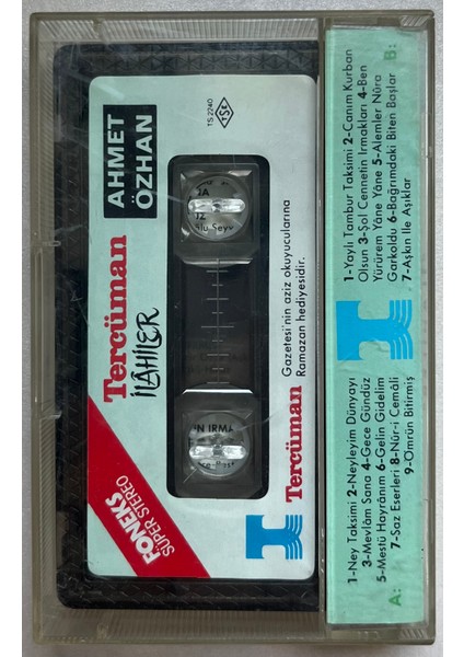 Ahmet Özhan Ilahiler Tercümen Dağıtımı Kaset (Orijinal Dönem Kağıt Baskı Kaset) fiyatları