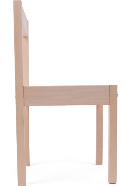 Montessori Çocuk Ahşap Etkinlik Masası Sandalyesi