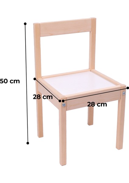 Montessori Çocuk Ahşap Etkinlik Masası Sandalyesi fiyatları