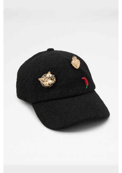 Dapper Kadın Şapkalar, Şallar & Eldiven - Siyah