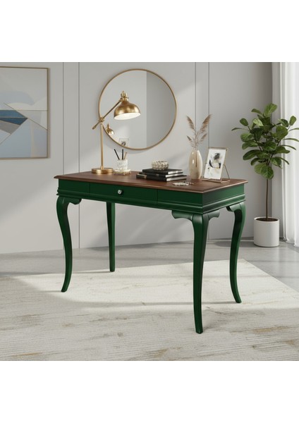 90 cm Masif Rustik Yeşil Ceviz Dresuar