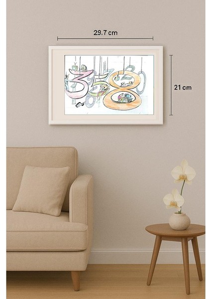 Said Mahmod 29X21CM Orijinal Karikatür Tablo indirimleri