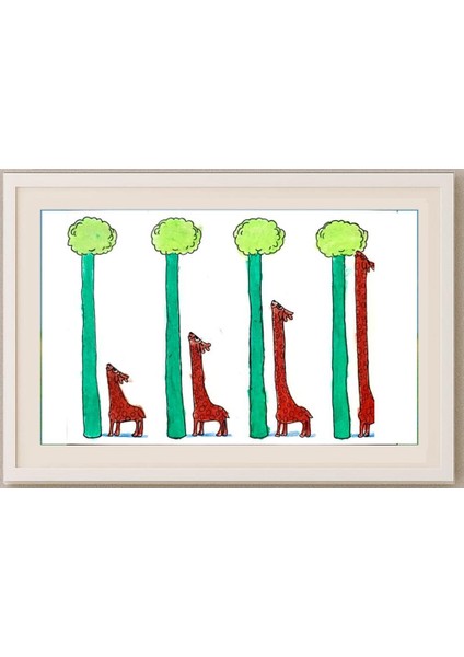 Chao Yang Qu 29X21CM Orijinal Karikatür Tablo fırsatları